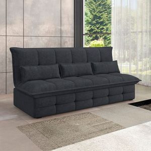 Sofá-cama 2 Lugares Luizzi Besthouse Monalisa Revestido Chumbo