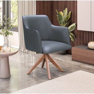 Cadeira Para Sala De Estar Marquesa Chumbo