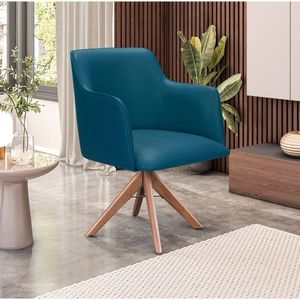 Cadeira Para Sala De Estar Marquesa Azul