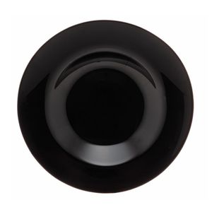Jogo 10 Prato Fundo De Massas Vidro Opalino Preto Friends Time 28cm Luminarc Lyor