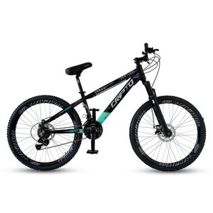 Bicicleta Aro 26 Cripto Freeride 21 Marchas Freios A Disco - Preto/azul