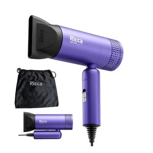 Secador De Cabelo Para Viagem Airport Ricca 1200w Bivolt