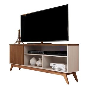 Rack Com Divisórias Malbec Wood Off White/freijó - Giga