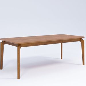 Mesa Ficus Natuame 77cm X100cm X 210cm Tampo Em Mdf Madeira-cinamomo