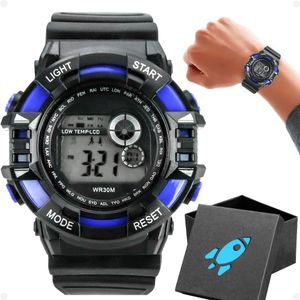 Relogio Infantil Digital Silicone Menino Criança Caixa