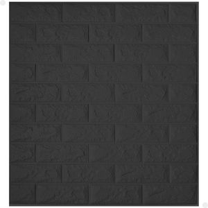 Kit 10 Painel 3d Revestimento De Parede Tijolinho Autocolante Lorben