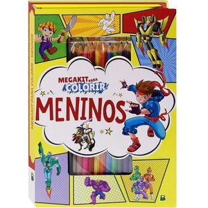 Livro - Megakit Para Colorir: Meninos