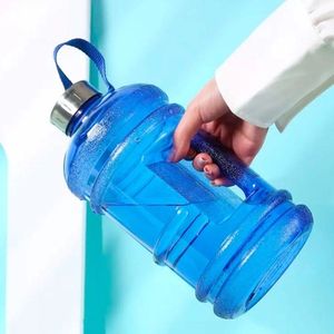 Garrafa 2 Litros Preta Squeeze Fitness água Academia C/ Alça