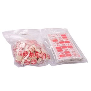 Kit Bingo De Madeira E Papel 138 Peças