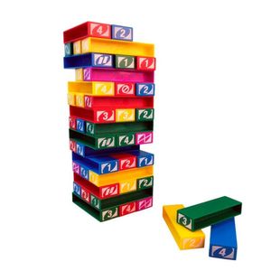 Jogo Tombou Perdeu Torre De Empilhar Com 45 Pc