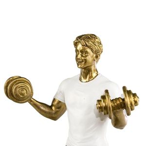 Escultura Homem Fit Academia