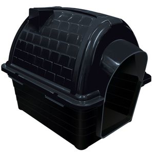 Casinha Pet Uv Iglu N5 Azul, Preta Ou Rosa Para Porte Grande Cor:preta