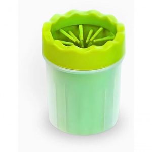 Limpador De Pata De Cachorros Portátil - Verde