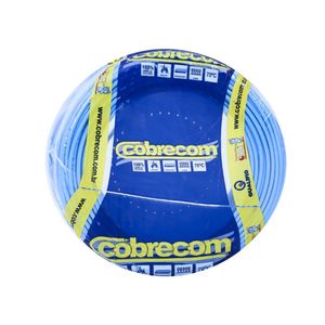 Rolo Cabo Flexível 750v 6mm 100 Metros Azul Cobrecom