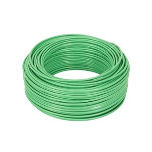 Rolo Cabo Flexível 750v 6mm 100 Metros Verde Cobrecom
