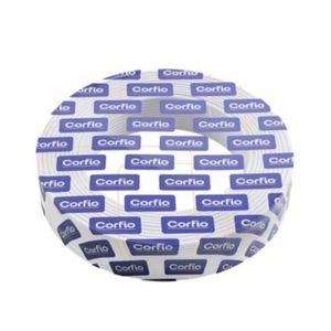 Rolo Com 100m De Cabo De Cobre 750v 4mm² Branco - Corfio