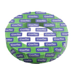 Rolo Com 100m De Cabo De Cobre 750v 6mm² Verde - Corfio