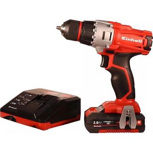 Furadeira E Parafusadeira De Impacto A Bateria Com Maleta Carregador E 1 Bateria 18v 1/2 TE-CD 18/2 LI Einhell Bivolt
