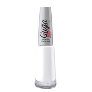 Kit 6 Esmalte Para Unhas Cremoso Copo De Leite Branco 8ml Guga