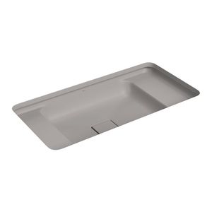Cuba De Embutir Deca Slim 65x35 L.33060.mde.85 Retangular Com Mesa Soft Antracite