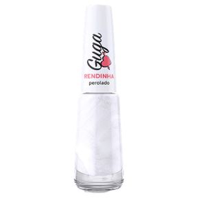 Kit 3 Esmalte Para Unhas Rendinha Perolado Renda Branco 202 8ml Guga