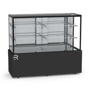 Vitrine Confeitaria Quente Vanguard Top 1,45 Metros Preto CVTQ1450 Refrimate 220V