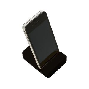 Suporte De Mesa Para Celular Em Mdf Preto [f031]