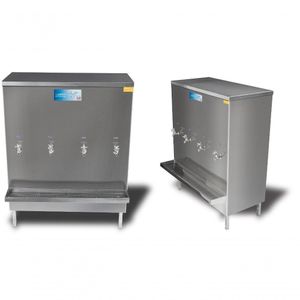 Bebedouro Industrial KSE200/4 Em Aço Inox 4 Torneiras De Rosca KTN 110V