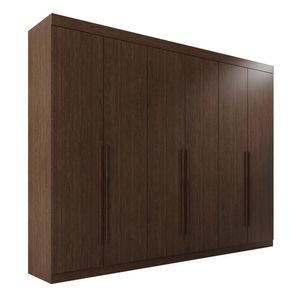 Guarda Roupa Casal 100% Mdf 6 Portas 6 Gavetas Itália - Mais Móveis New Canion
