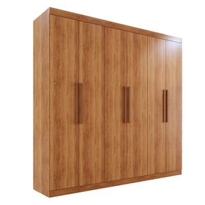 Guarda-roupa Solteiro 6 Portas 3 Gavetas Espanha - Mais Móveis Cinamomo