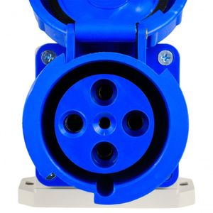 Tomada De Sobrepor Industrial 63a 4p 9h Azul 034 Pa