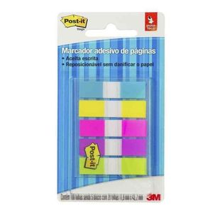 Post-it Flags Neon 5 Cores 100 Folhas
