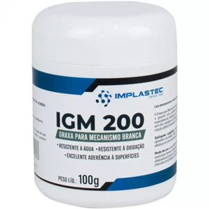 Graxa Branca Para Mecanismos Pote 100g Implastec