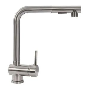 Torneira Cozinha Gourmet Monocomando Escovada Extensível Domum
