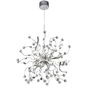 Pendente Medusa Led Dimerizável 6466PC 45W Bivolt Cromado