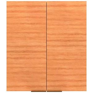 Armário Aéreo Bartira Cristal Mdp 15mm Com 2 Portas E 2 Prat Lâmina Mel