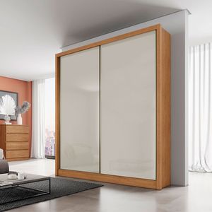 Guarda Roupa Istambul 2 Portas 3 Gavetas Clic Móveis Cumaru-fendi