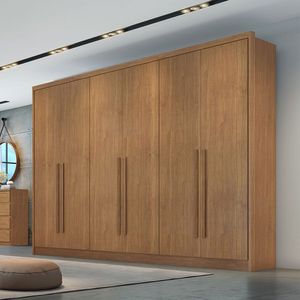 Guarda Roupa Roma 6 Portas 6 Gavetas Clic Móveis Cumaru