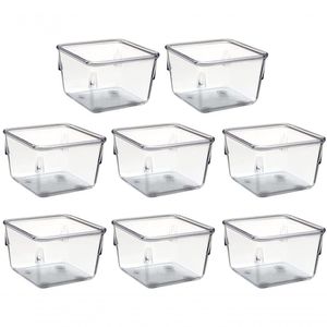 Organizador Modular Transparente Kit 8 Peças Acrimet 970.0