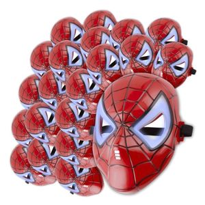 50 Máscara Homem Aranha Com Luz De Led