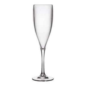 Taça De Champanhe Acrílico Transparente 180ml
