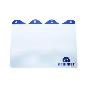 Indice De Az Abecedario Fichario Acrimet 4x6 632