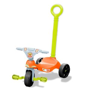 Triciclo Infantil Baby Racer Com Empurrador Xalingo
