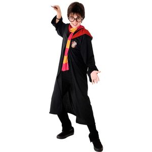 Fantasia Harry Potter Infantil Com Cachecol E óculos Tamanho G