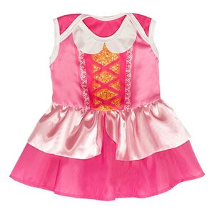 Fantasia Princesa Annye Baby Tamanho Gg Cor Rosa
