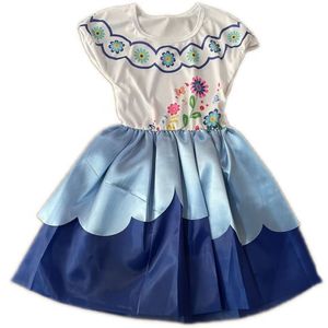 Fantasia Infantil Mirabel Com Vestido Floral Tamanho G
