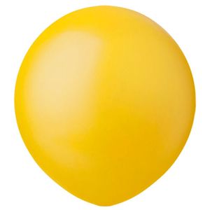 Balão Látex Amarelo - 16 Polegadas - 10 Unidades