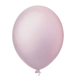 Balão Látex Candy Rosa Bebê - 9 Polegadas - 50 Unidades