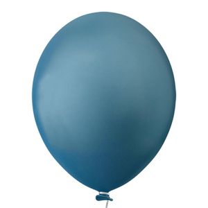 Balão Látex Azul ártico - 9 Polegadas - 50 Unidades