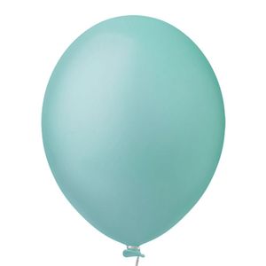 Balão Látex Verde água Candy - 9 Polegadas - 50 Unidades
